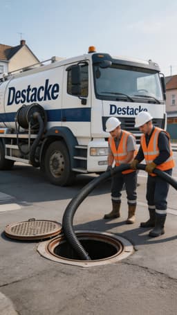 Desobstrução de esgoto